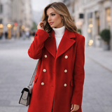 Women’s Double-Breasted Wool Trench CoaT