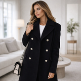 Women’s Double-Breasted Wool Trench CoaT