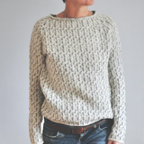Women’s Casual Knit Sweater with Boat Neck